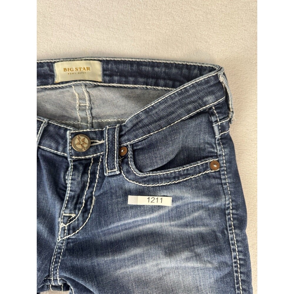 Big Star Jeans Y2K Womens 26L Remy Boot Bootcut Low-Rise Denim Stretch 26